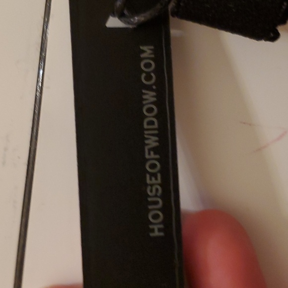 New with tags House of Widow stretchy velvet Bikini top size L - Picture 5 of 10